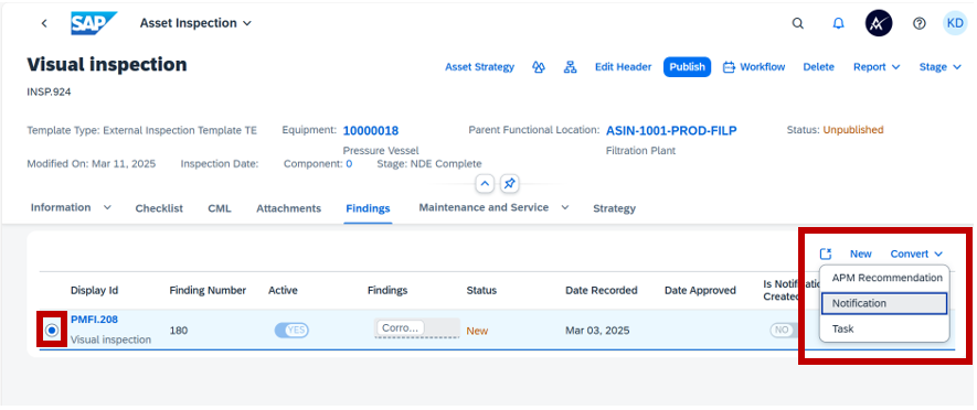 Life of a Finding - AsInt Documentation