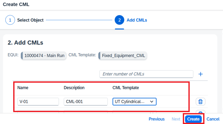 Equipment/Floc to CML Template - AsInt Documentation