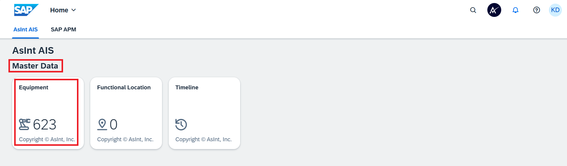 Equipment/Floc to Inspection Template - AsInt Documentation
