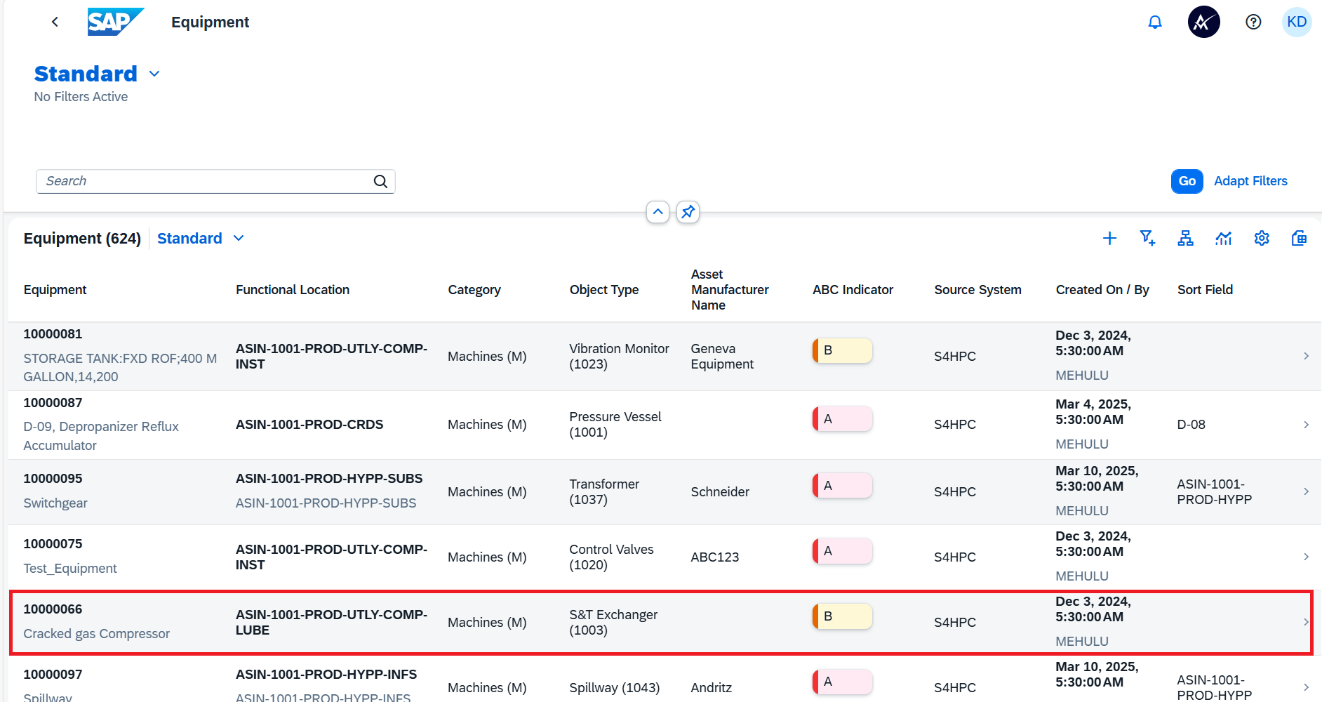 Equipment/Floc to Inspection Template - AsInt Documentation